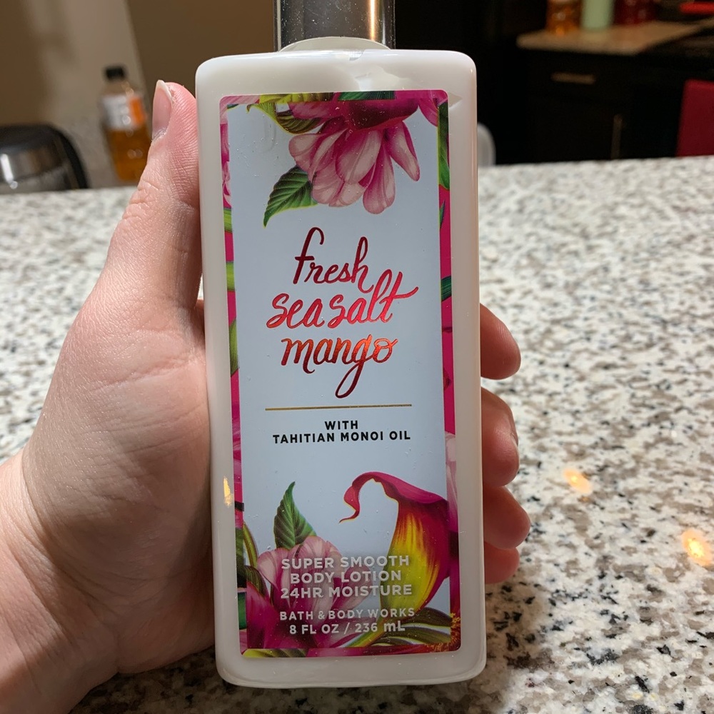 Fresh sea salt mango